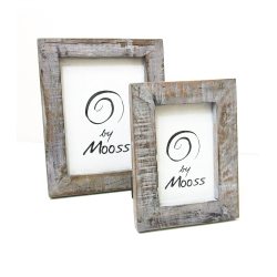 Ramka z drewna egzotycznego Szara 25x20cm